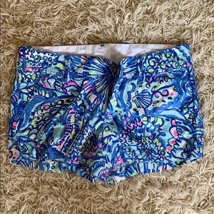 Lilly Pulitzer Walsh Shorts Size 8